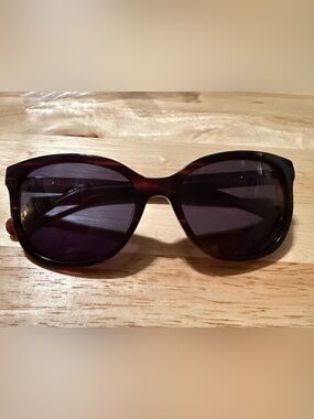 Aura Women’s Tortoiseshell Sunglasses with Dark Lenses